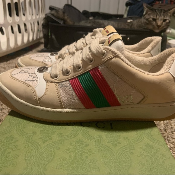 Gucci Shoes Gucci Screener Sneakers With  Poshmark